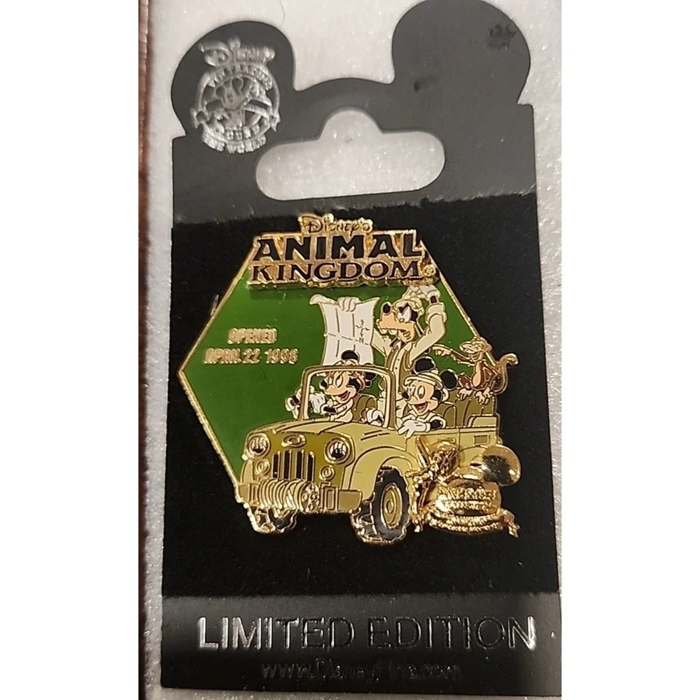 Disney Pin Animal Kingdom Opening Dave Smith Collection Safari Ride LE 48622 WDW